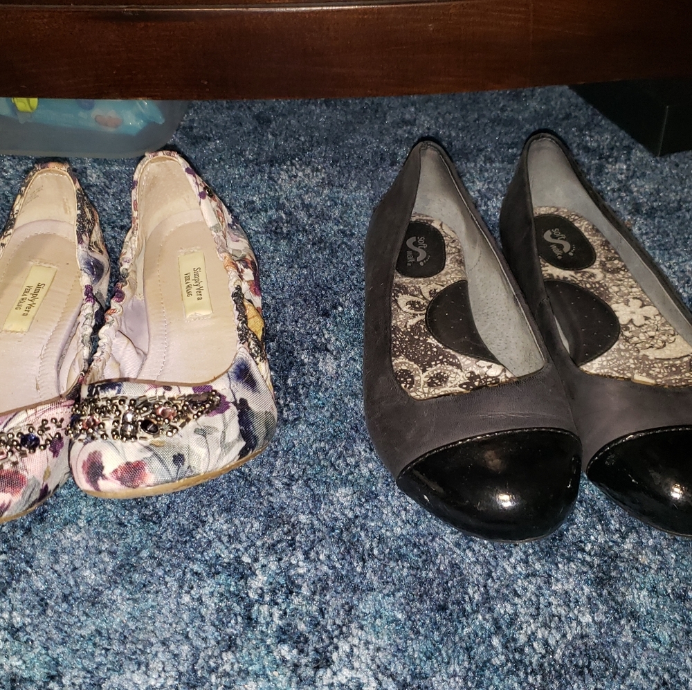 Flats, 2 pairs